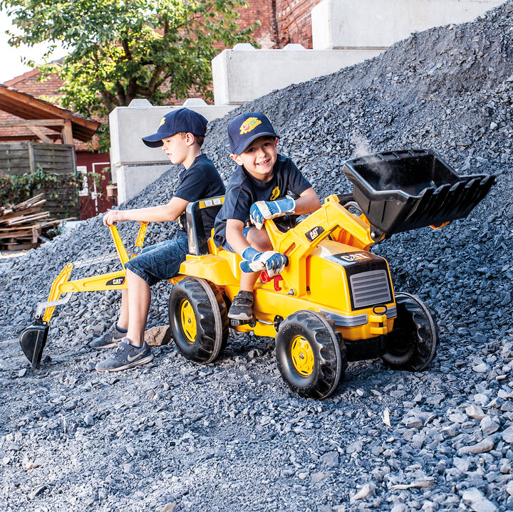 CAT Front Loader With Backhoe Pedal Tractor