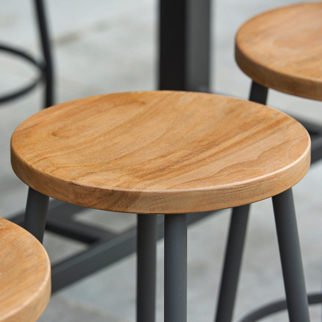 Beautiful Concave Teak Seats