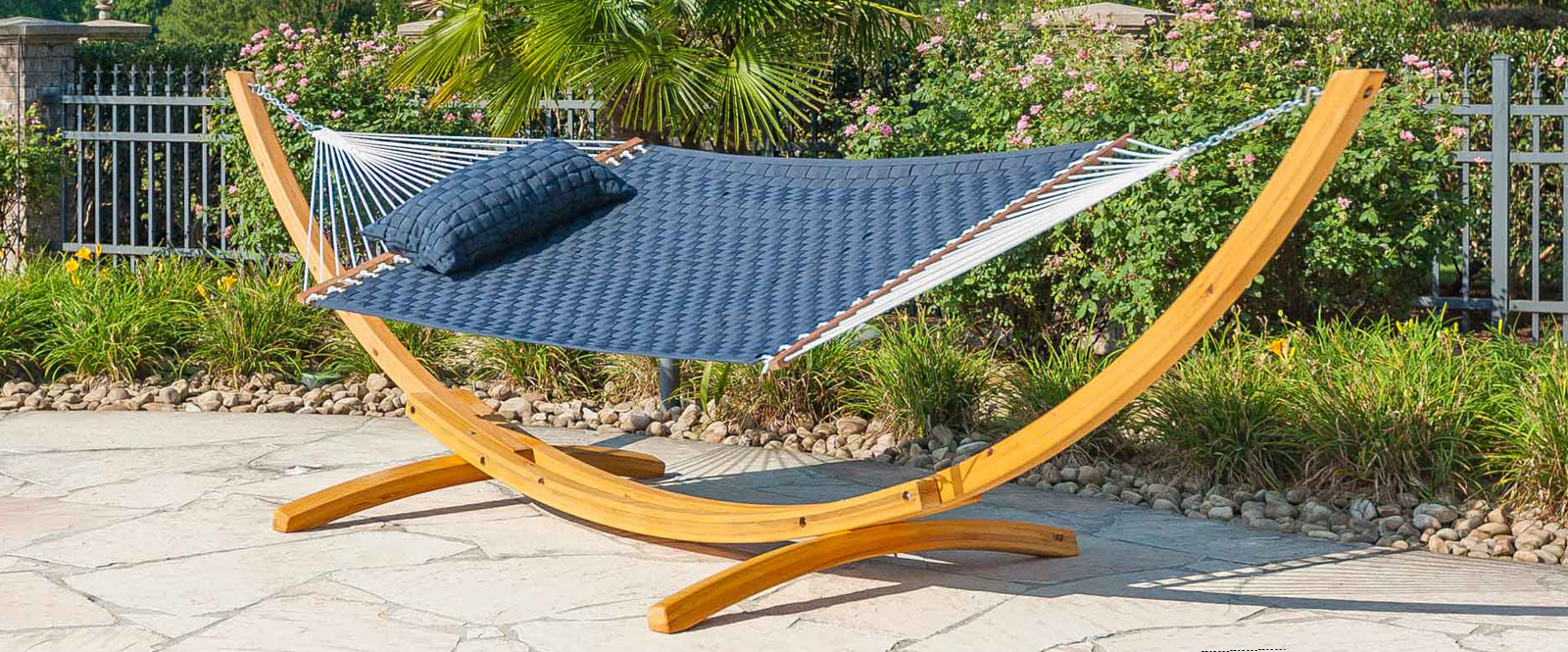 Patio Accessories such as Umbrellas, Firepits, Hammocks and more to compliment any style.