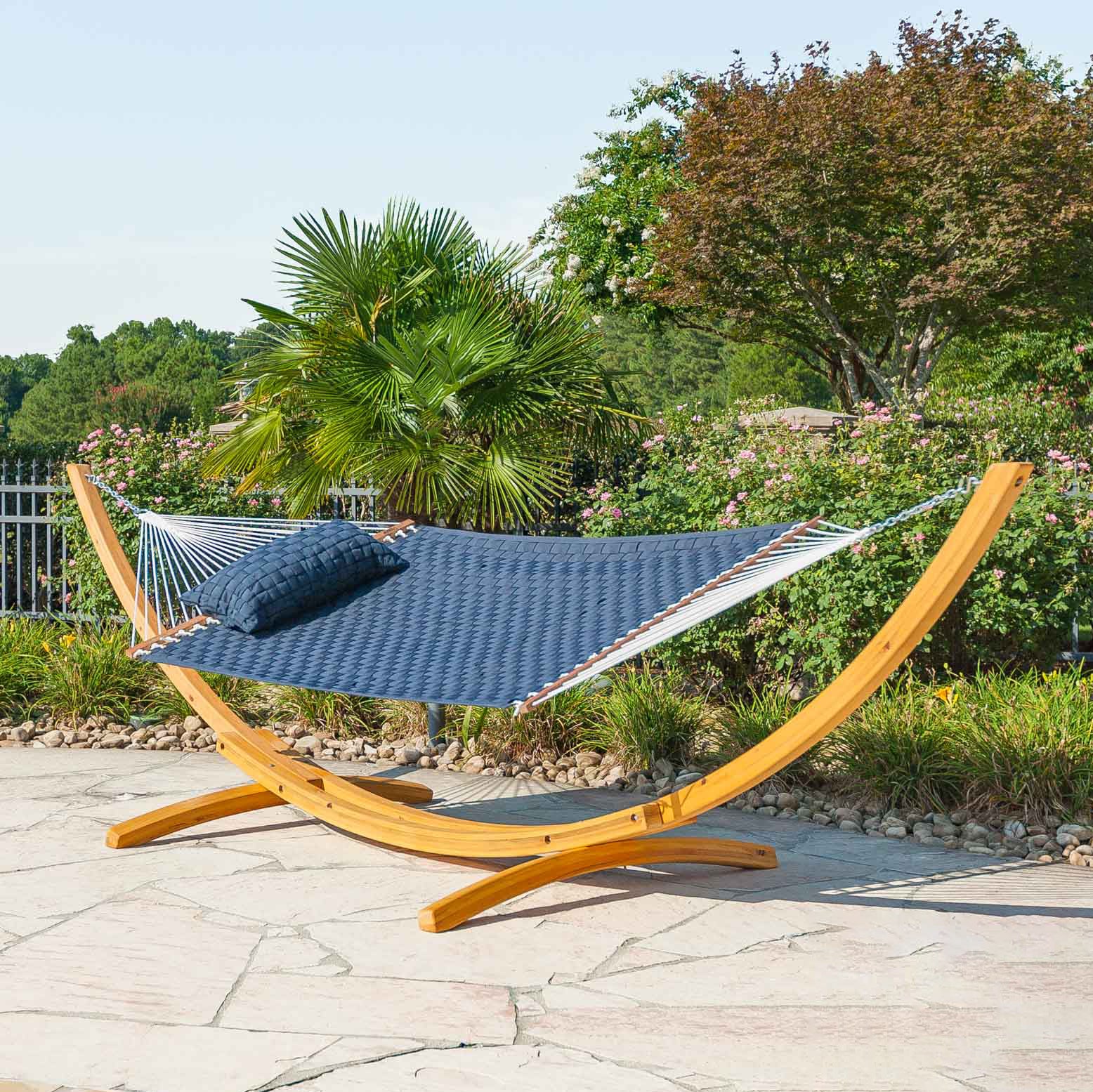 Patio Accessories such as Umbrellas, Firepits, Hammocks and more to compliment any style.