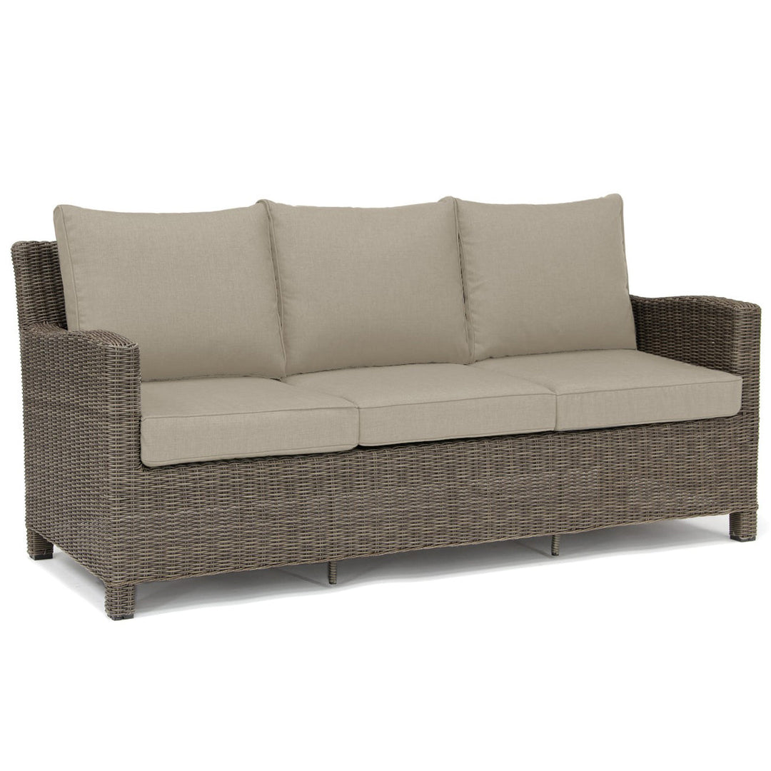 KETTLER Palma Wicker Rattan Sofa with Cast Ash cushions