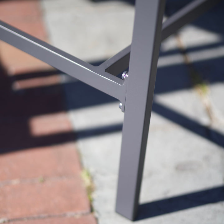 Elba Aluminum Bar Chair With Cushion