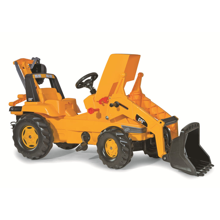 CAT ride on digger with blow molded wheels made in germany