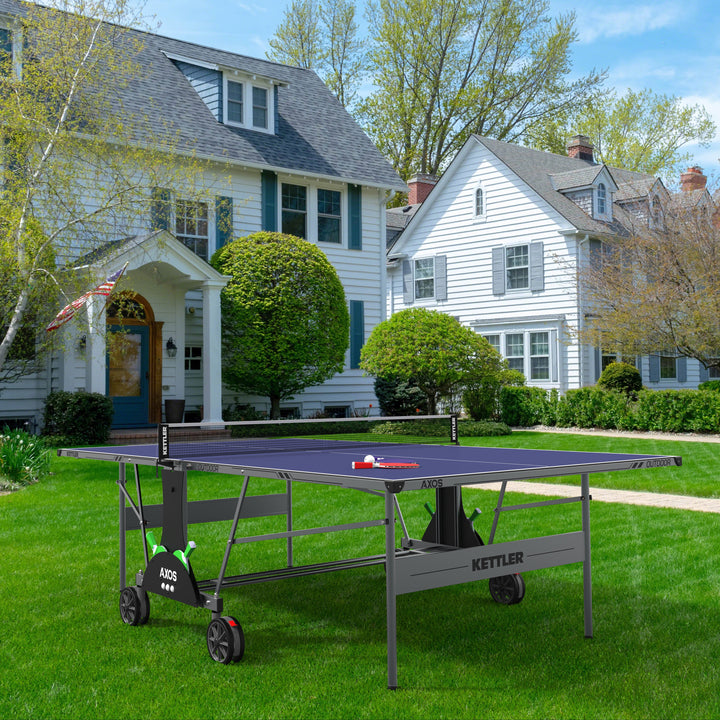Axos Outdoor Table Tennis Table in front yard