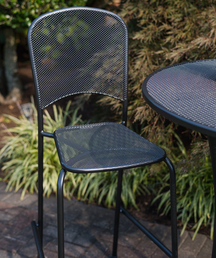 Lifestyle image of high quality carlo bar height chair