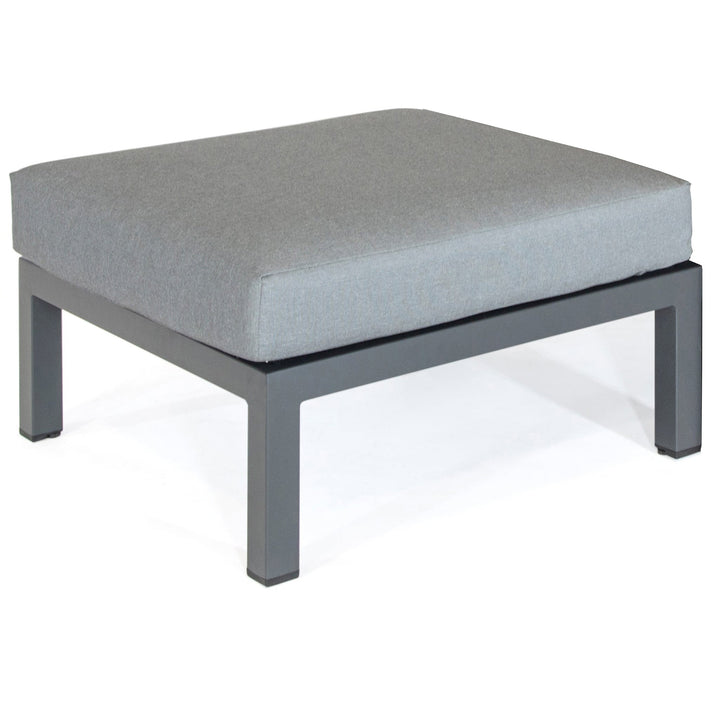 Elba Aluminum Lounge Ottoman With Cushion