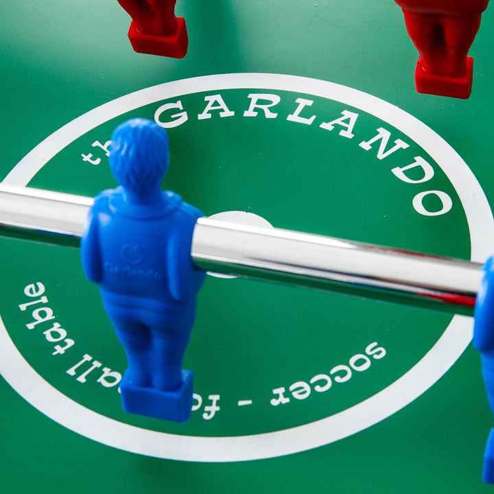 The GARLANDO MASTER PRO is weatherproof so you can bring all the great foosball fun outside. It is perfect for those who love the game but do not have enough free space for an indoor table. 