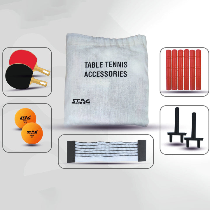If you love Table Tennis you will love this miniature Table game.  It's great for taking it on the go.  It folds up and has a strong magnet to keep it securely closed.  All the pieces store easily inside the folded table.