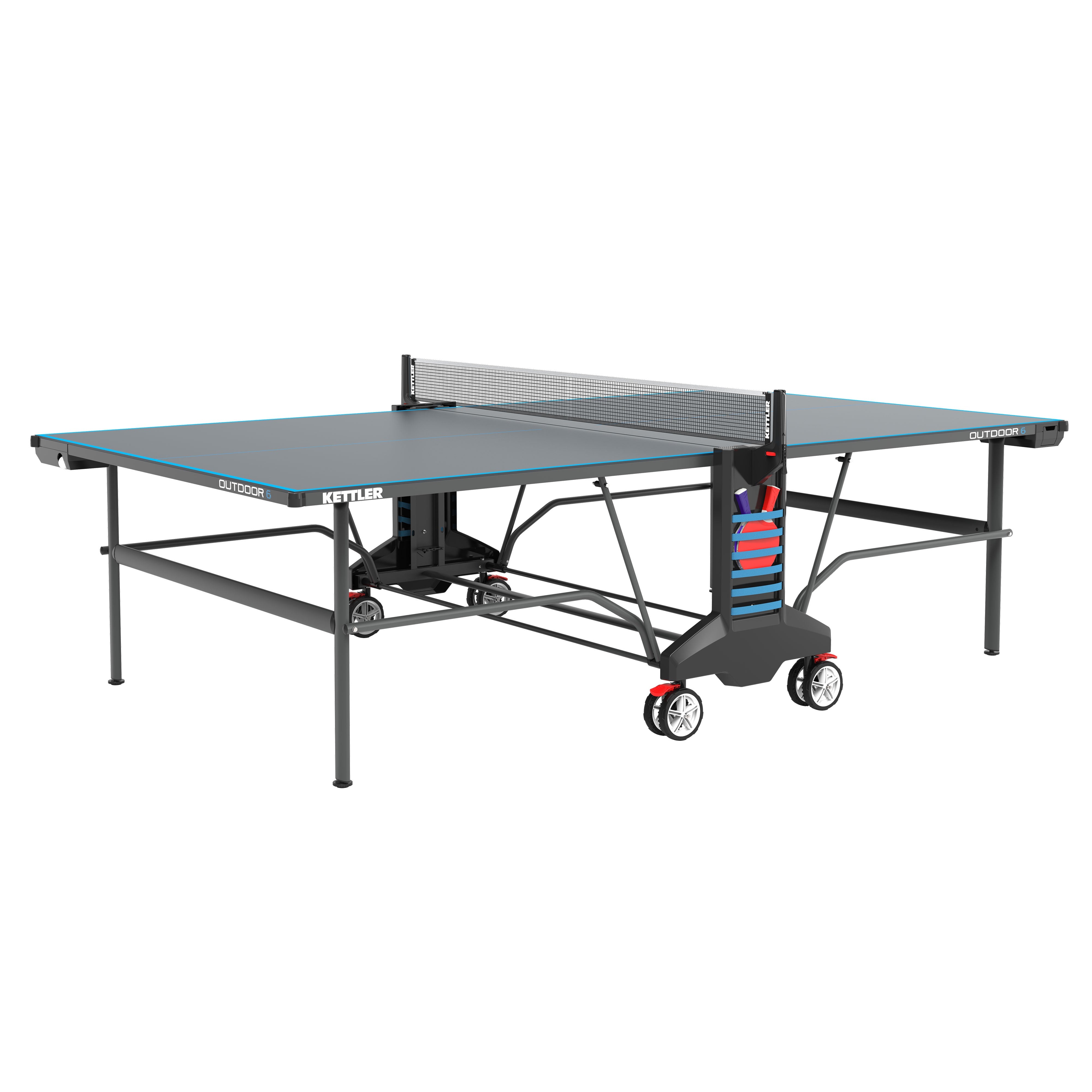 Outdoor 6 Table Tennis 4-Player Bundle – KETTLER Retail Showroom