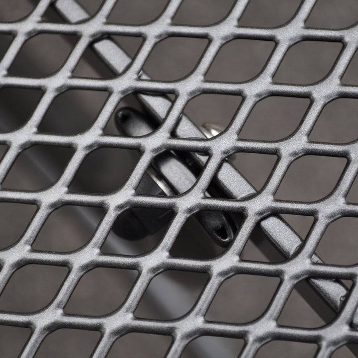 KETTLER® utilizes an exclusive Electrotherm™ coating technology on all of wrought furniture. This finish is three (3) times thicker than a conventional powder coat. The Electrotherm™ coating creates an extremely smooth finish with obsolete weld points and resists scratching, peeling, fading and chipping. Another advantage is that the furniture will remain approximately twenty percent (20%) cooler after long sun exposure.