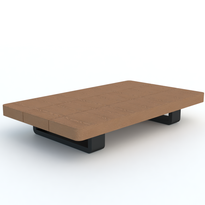 Fitz Roy Teak Coffee Table 55" x 32" x 10"