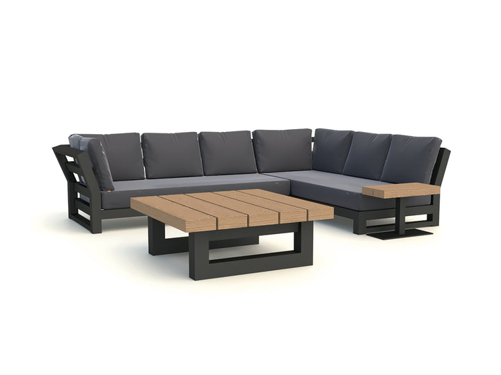 With its powder coated construction and 100% Indonesian SVLK certified teak top, the Nevada Bar Table is a true work of art.  The combination of durable aluminum frame and warm robust teak gives the Nevada bar table an eye-catching industrial look that will surely grab the attention of the most disconcerting critic.
