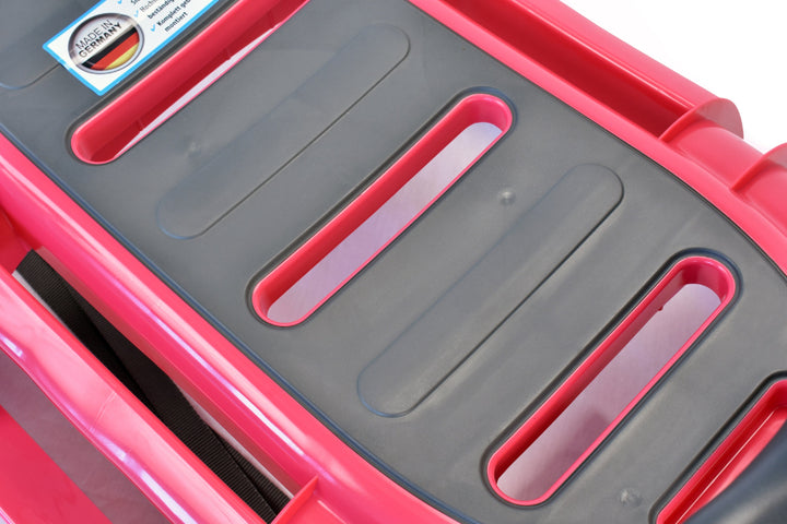 top view of made in germany sled