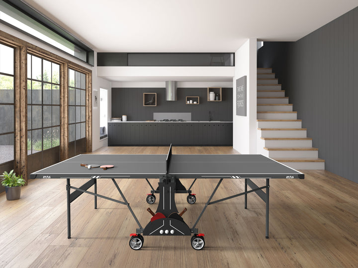 Stealth Indoor Table Tennis Table 2-Player Bundle