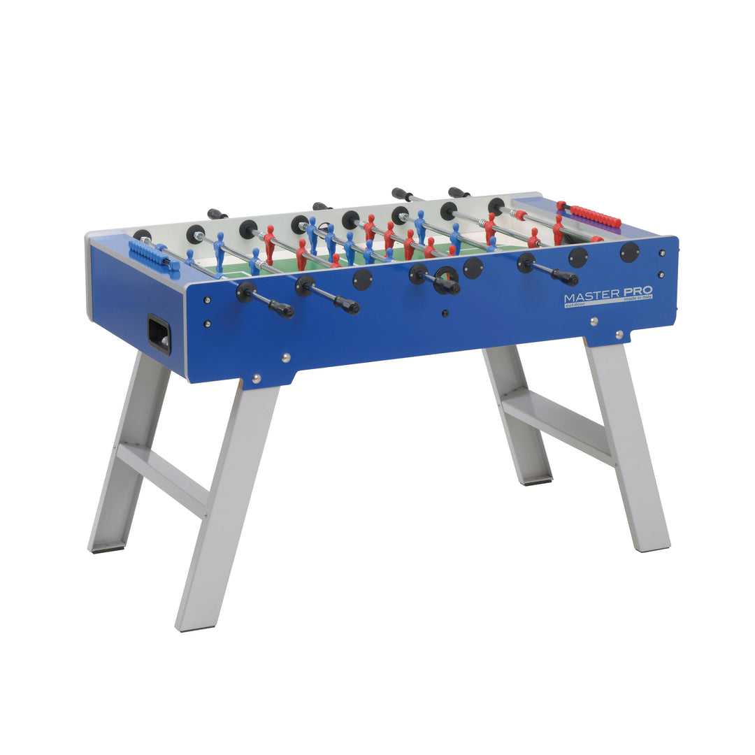 The GARLANDO MASTER PRO is weatherproof so you can bring all the great foosball fun outside. It is perfect for those who love the game but do not have enough free space for an indoor table.