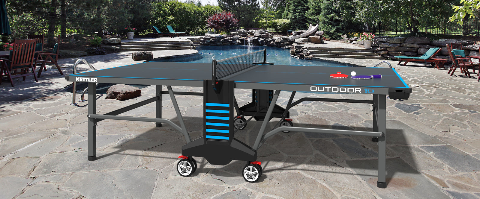 kettler classic outdoor 10 australia 6 Table Tennis 4-Player Bundle Retail Showroom Kettler Outdoor 10 Table Tennis