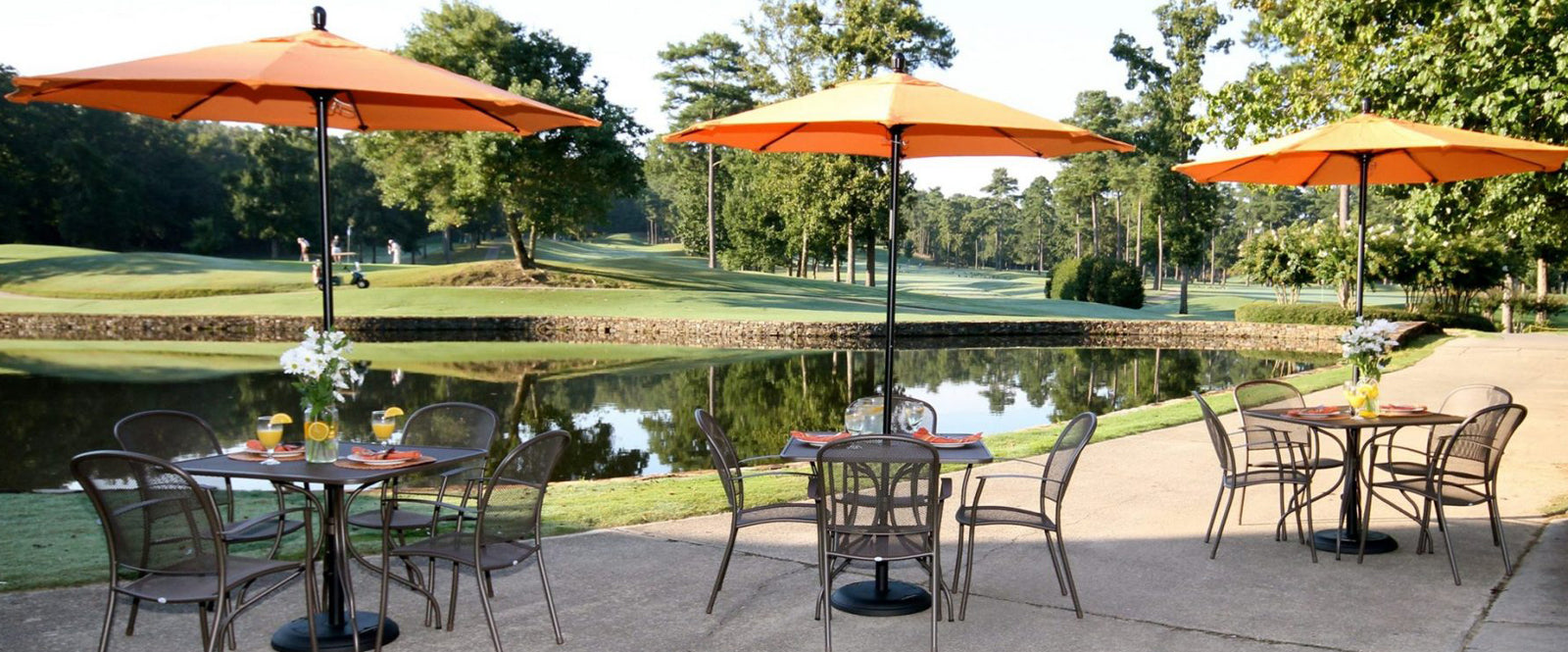 Patio Accessories such as Umbrellas, Firepits, Room Dividers and more to compliment any style.