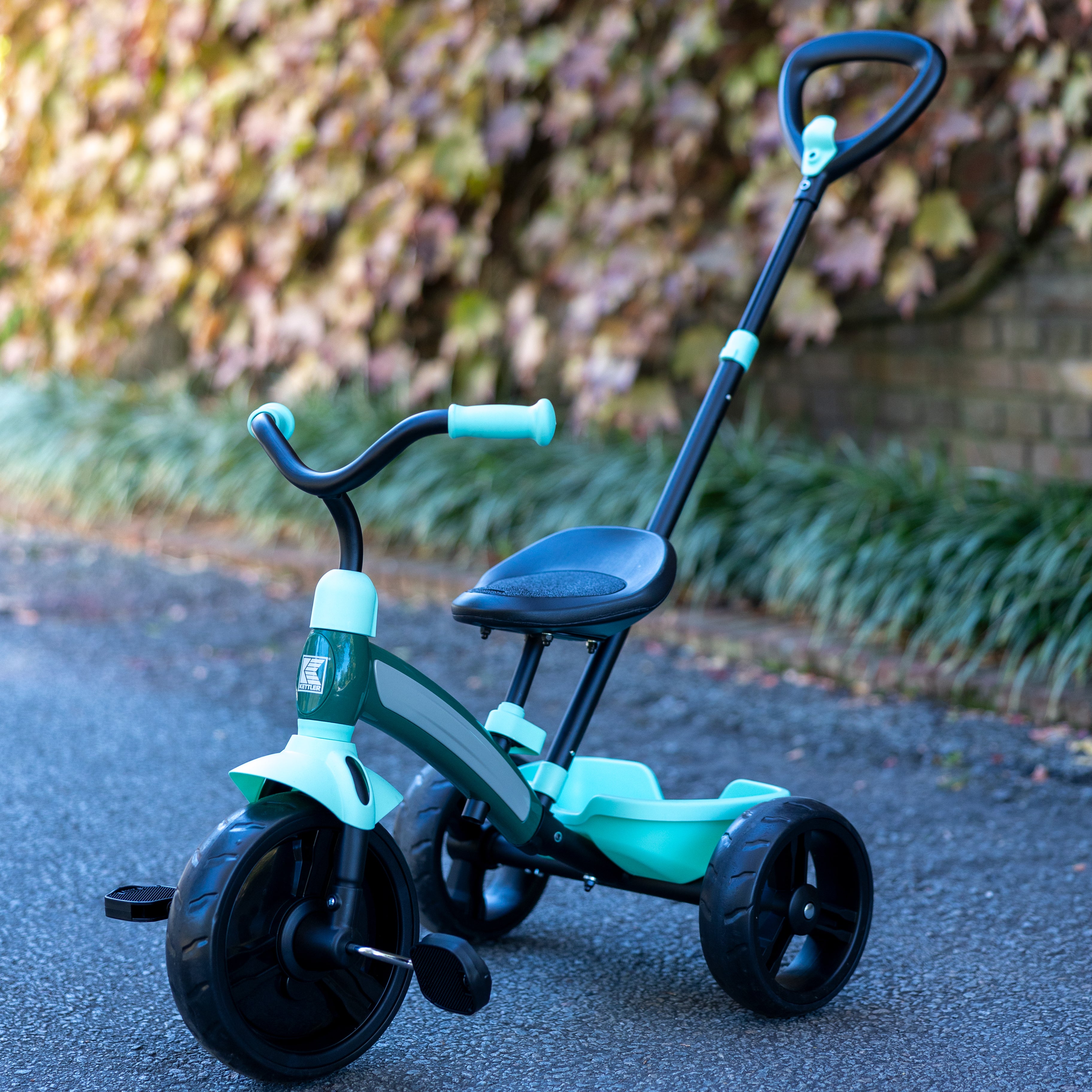 Kettler tricycle with push handle best sale