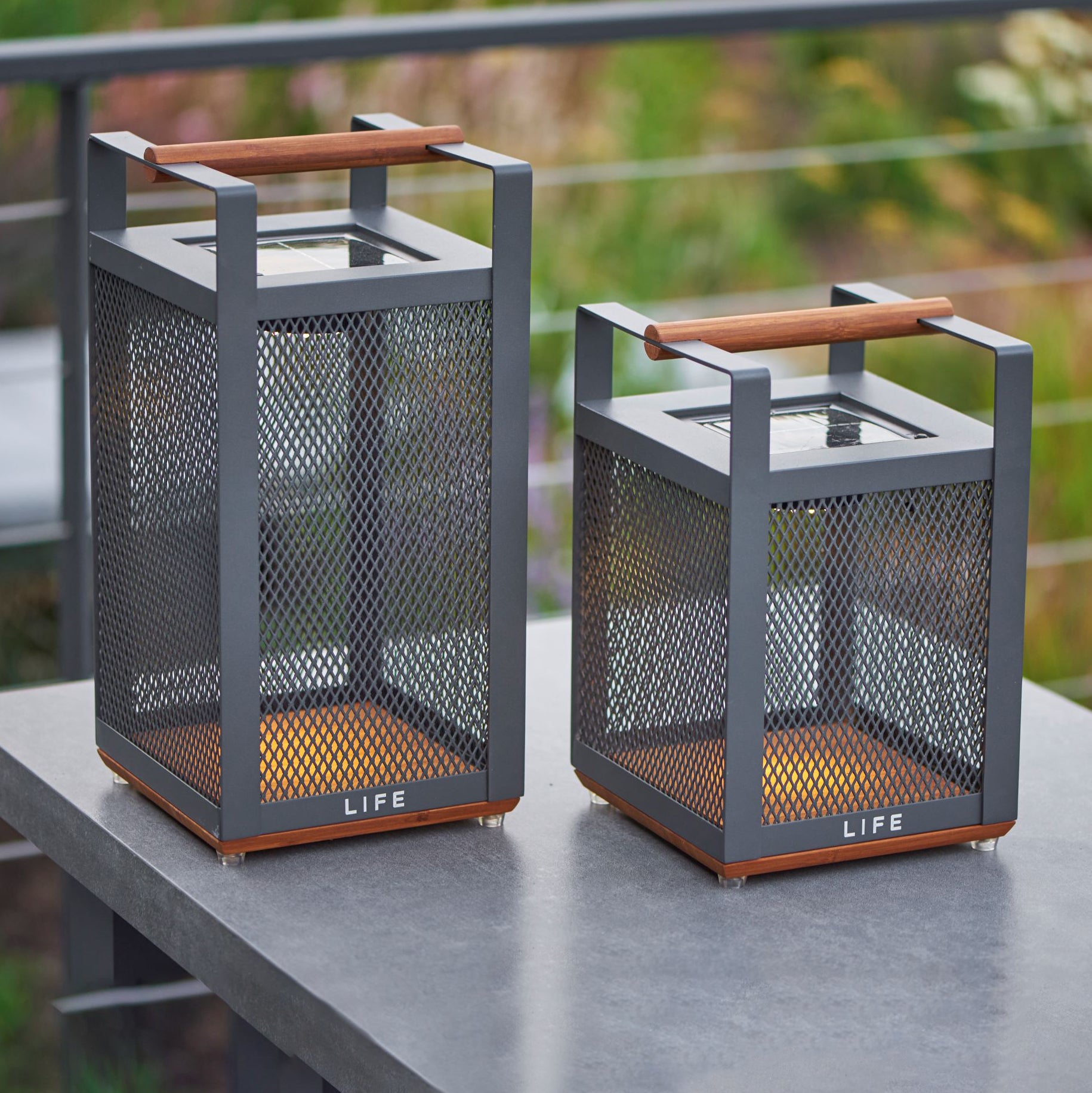 Patio accessories to compliment any style. Shine solar lanterns from Life Outdoor Living