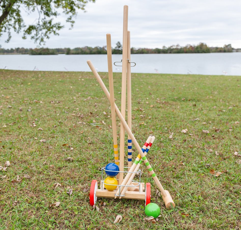 4-Player Croquet with Trolley