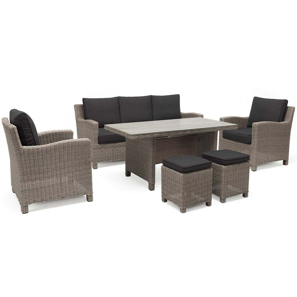 With Palma Casual Dining you can enjoy dining and relaxing in one beautiful set of furniture.  Eat, drink, entertain, relax with friends; casual or formal. All in all, it's a fusion of lounge and dining in one unique set making it incredibly versatile and a great value.