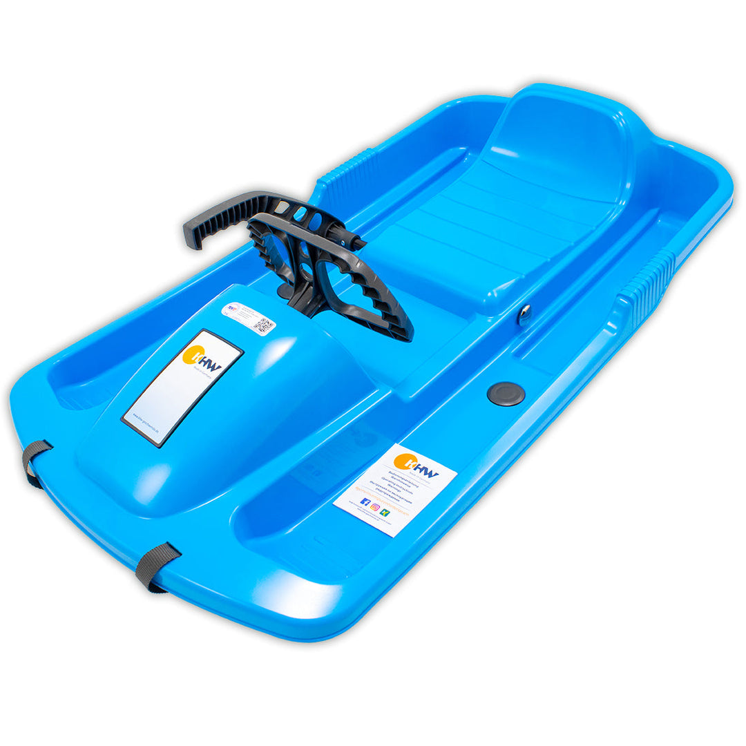 Snow sled made in germany with built in hand break