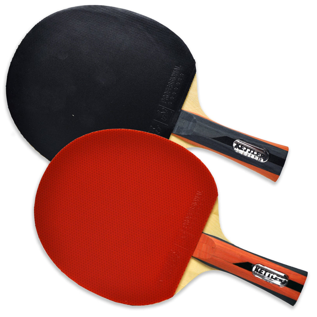 Double sided table tennis racket for professional players