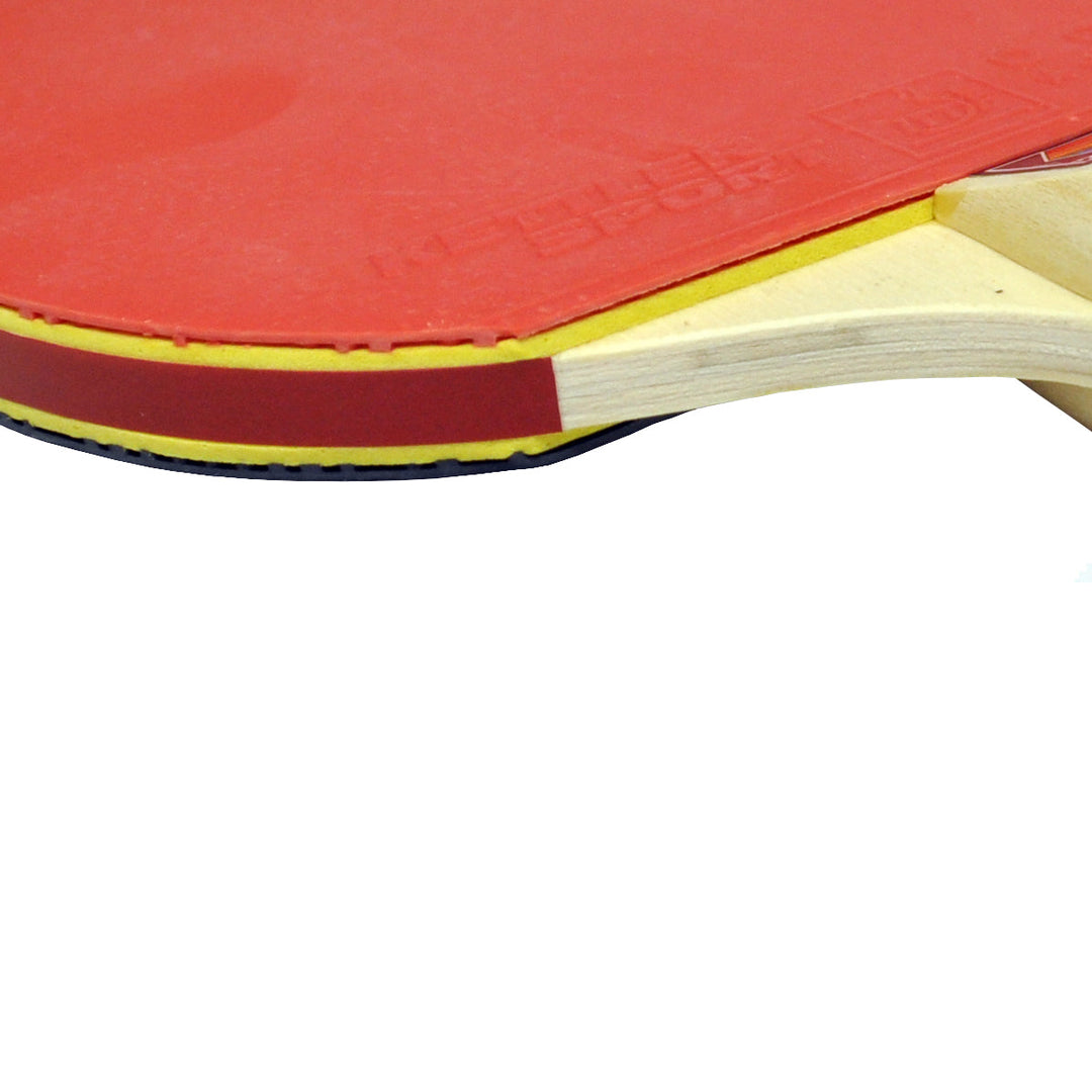 Close up of sponge on ping pong paddle 