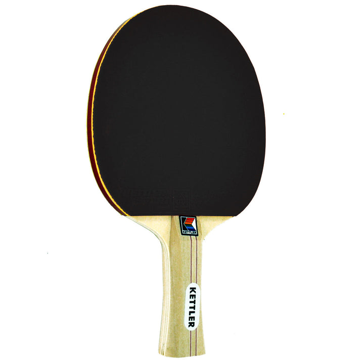Table tennis racket with sponge and double sided