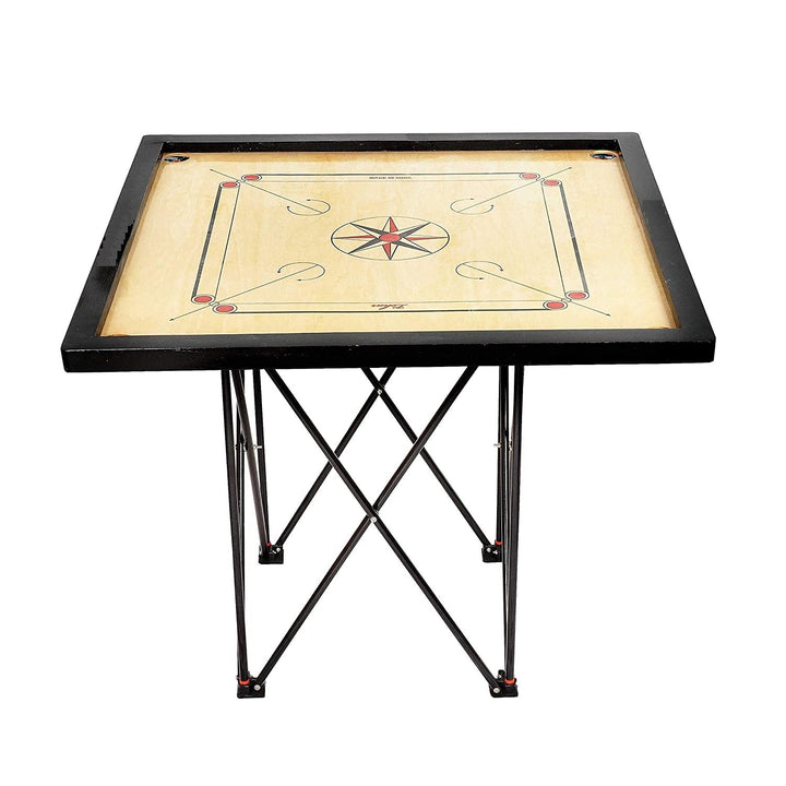 Carrom board on a stand