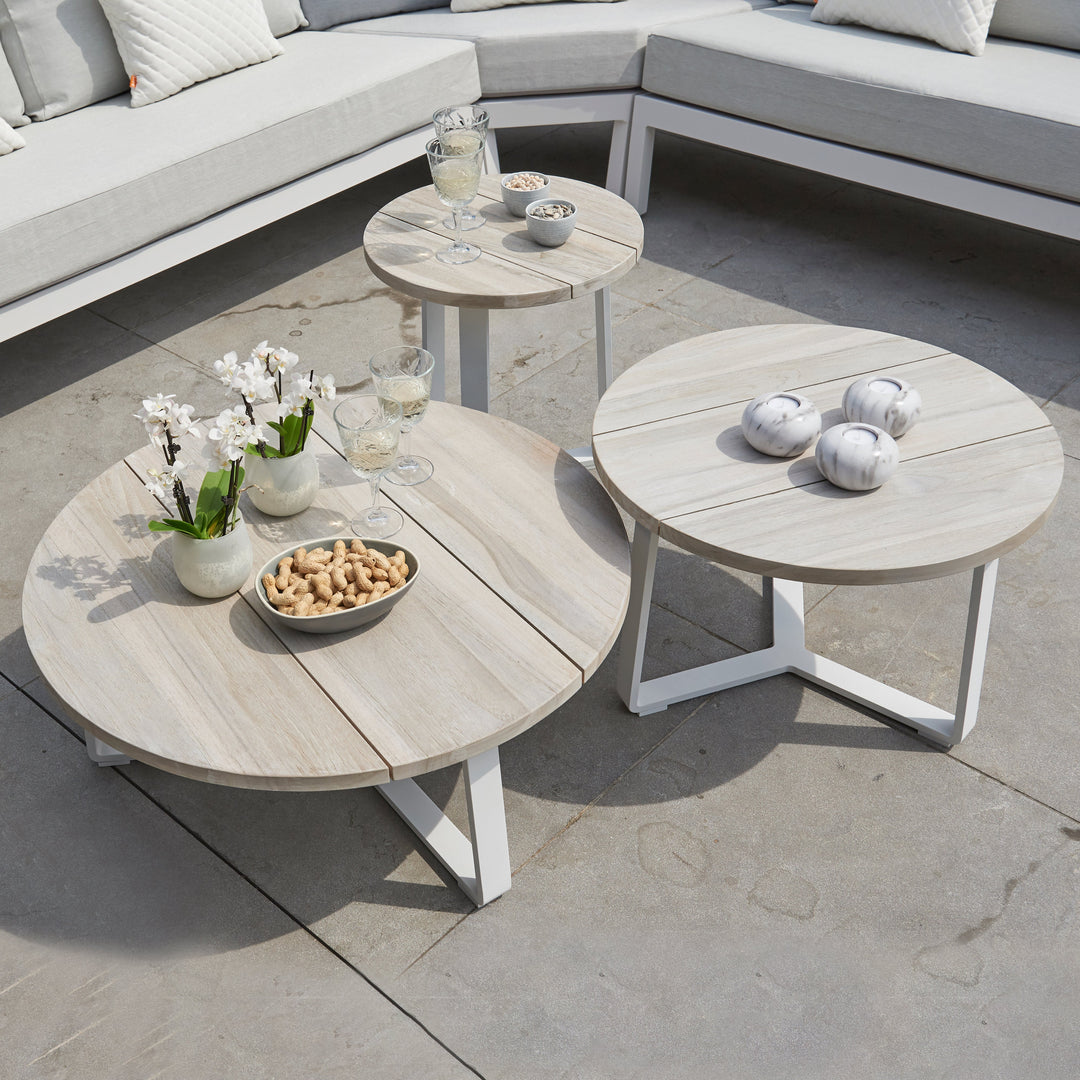 All Weather Coffee Tables (Aluminum & Polylumber) - Lava