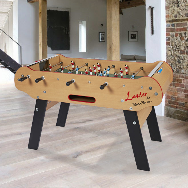 lifestyle shot of made in france indoor foosball table