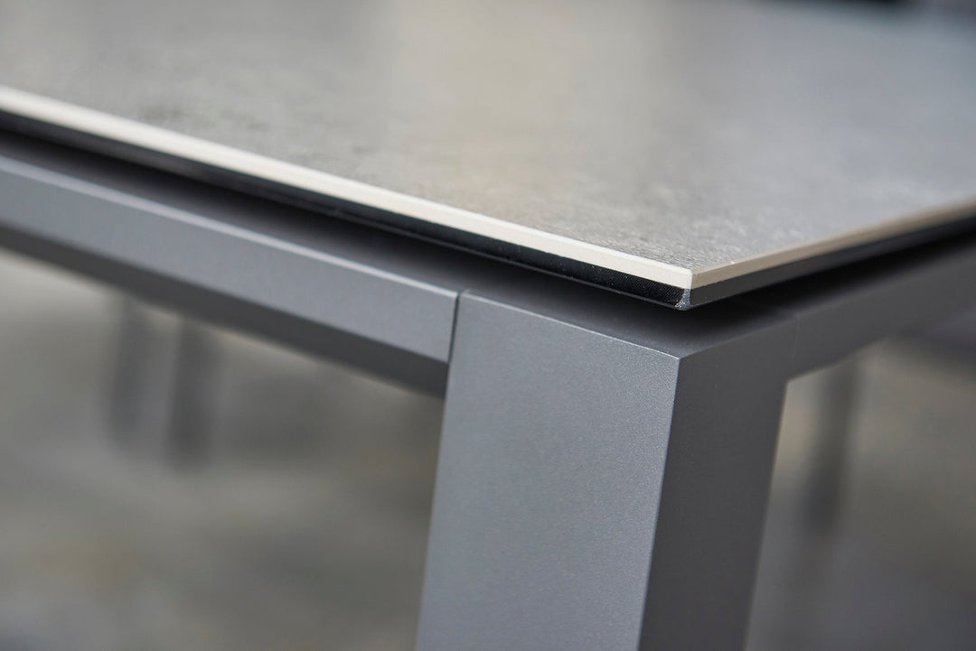 Coffee Table - Aluminum Frame With Ceramic Top