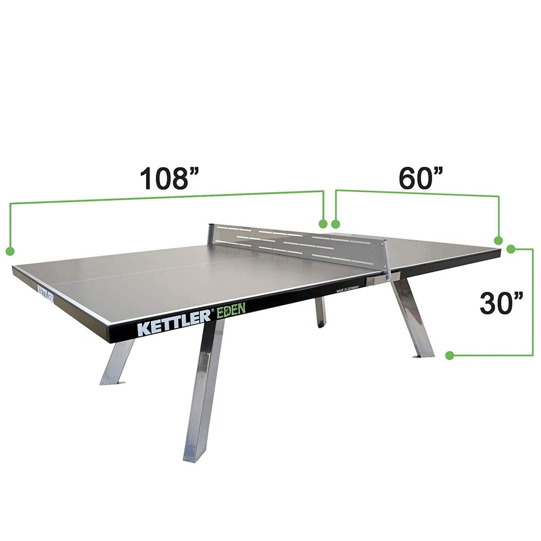 Eden Outdoor Stationary Table Tennis Table
