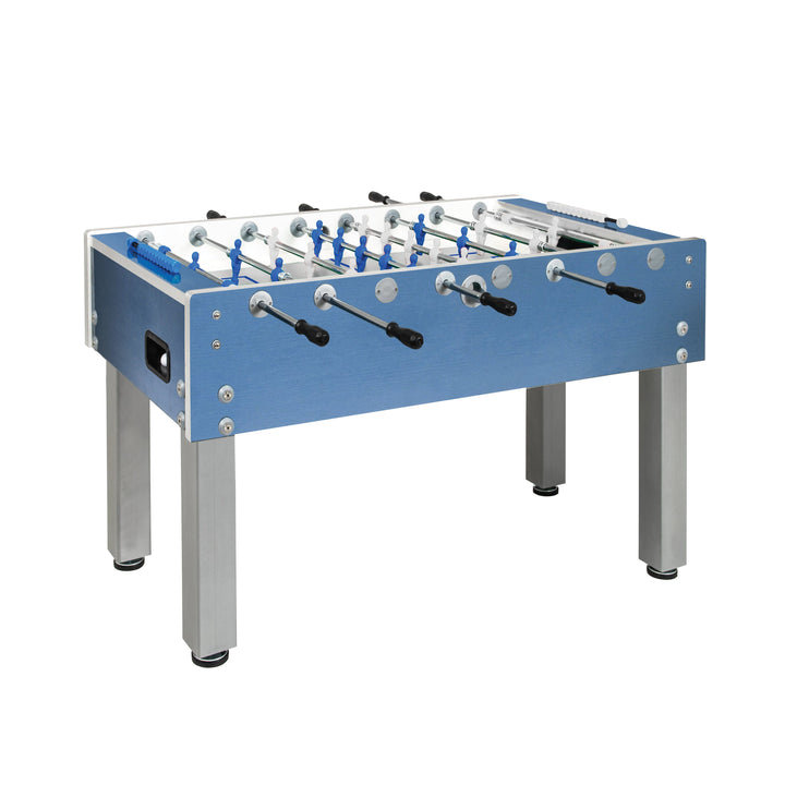 The GARLANDO G-500 OUTDOOR is weatherproof so you can bring all the great foosball fun outside. It is perfect for those who love the game but do not have enough free space for an indoor table. 