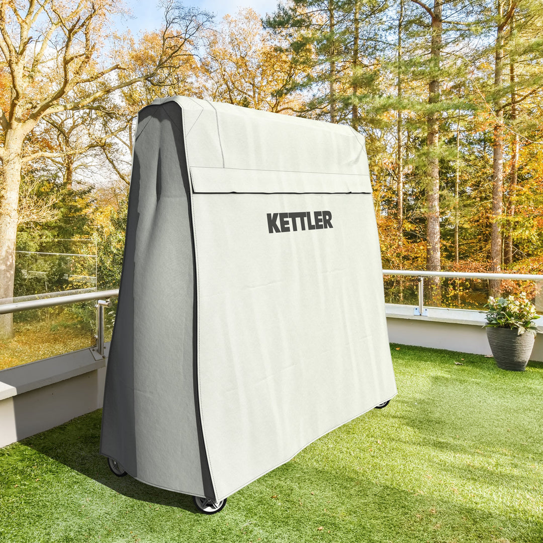 kettler champ 5.0 outdoor cover "CHAMP 5.0" Table Tennis Table duty material offers excellent tear resistance with an optimal resting weight Pacifica Gray Outdoor Table Tennis