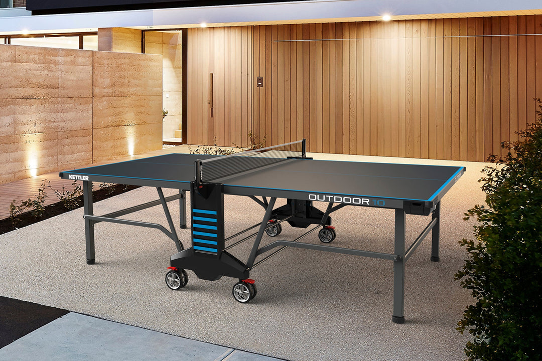 kettler classic outdoor 10 Outdoor 10 Table Tennis Table 4-Player Bundle – KETTLER Retail Showroom
