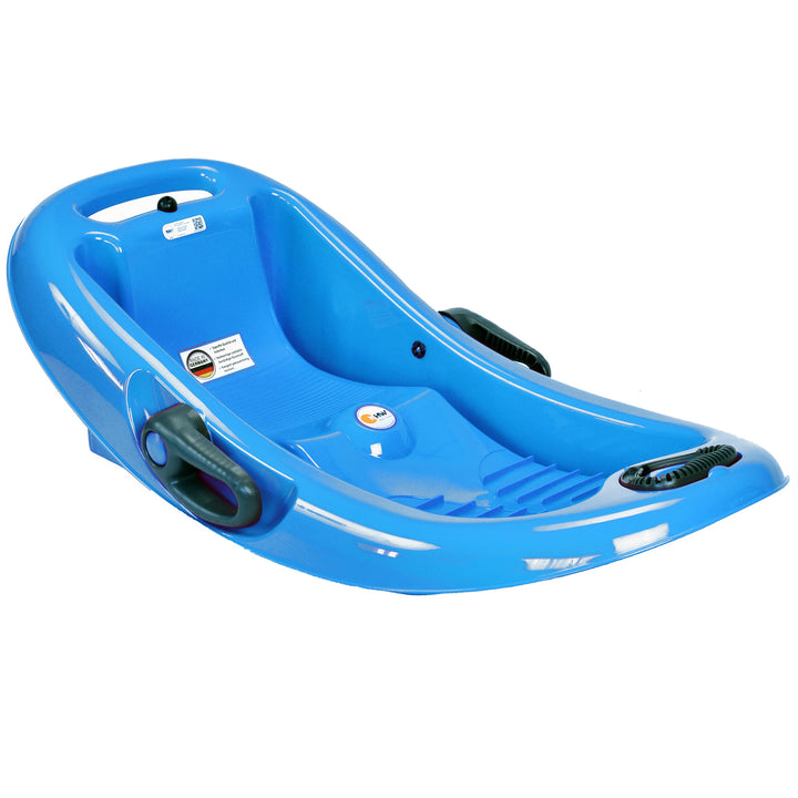 Snow sled in ice blue for children made in germany 