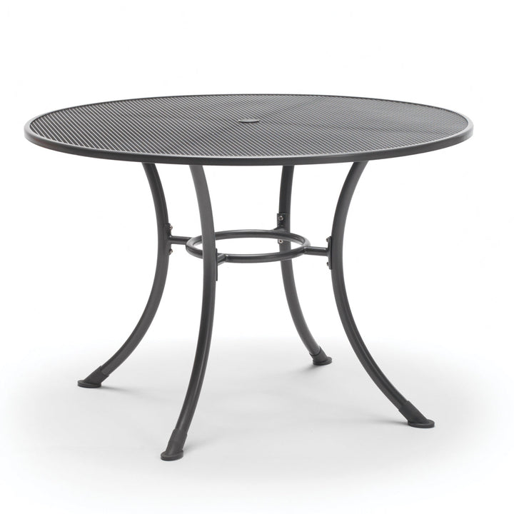 KETTLER 48" Round Mesh Wrought Iron Dining Table