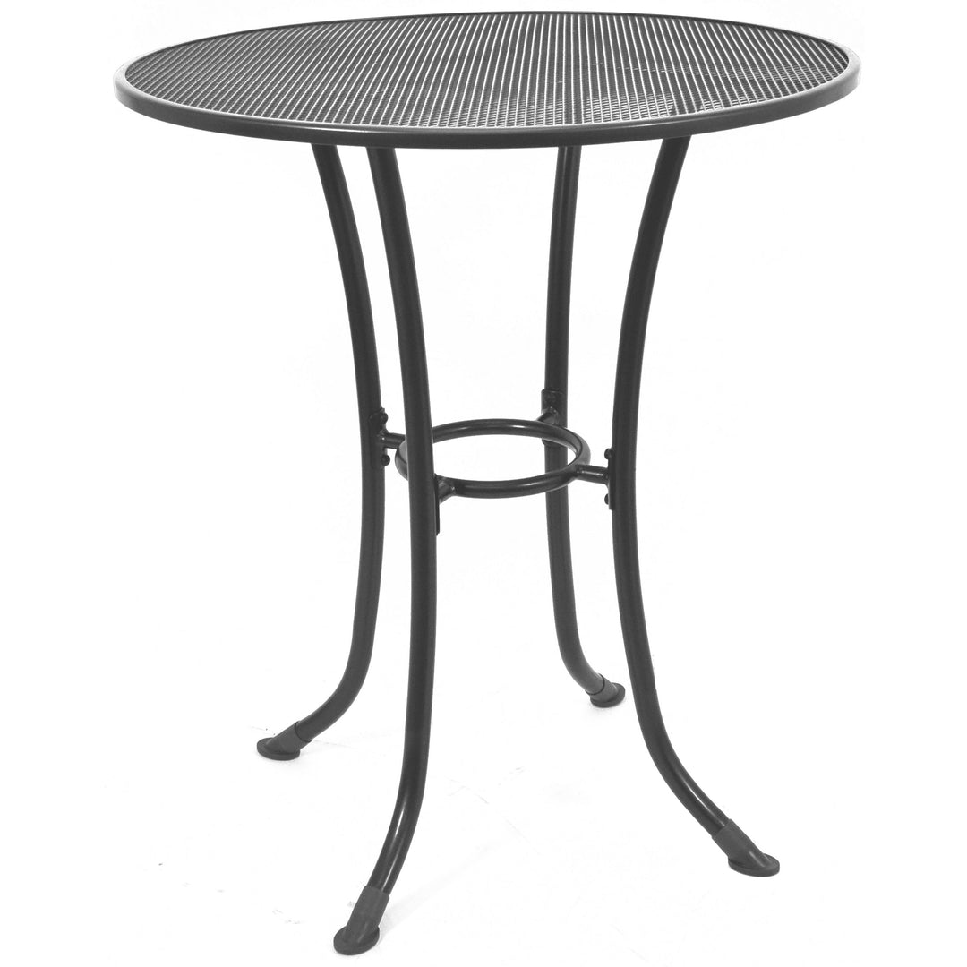 Image of a KETTLER wrought iron bar height table.